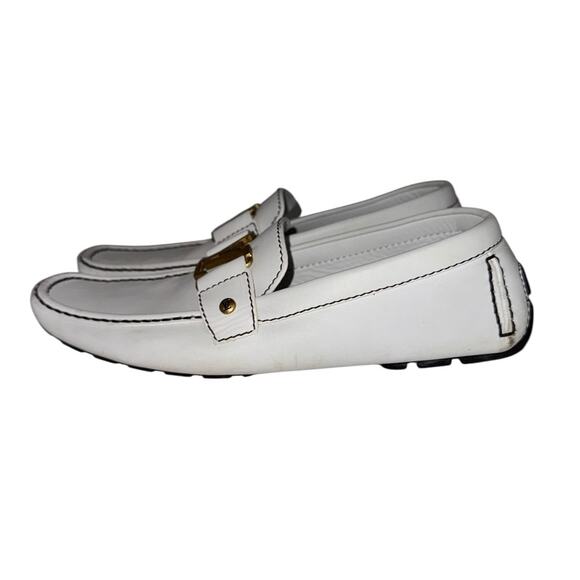 Louis Vuitton Men’s Monte Carlo White Leather Moccasin Loafers Size UK 7 USA 8 - Picture 4 of 16